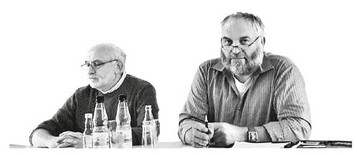 Ausschuss Fleischschafe:
Dr. Ernst
Brggemann
(links) und
Burkhard
Schmcker.