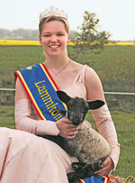 Gesa Christiansen, die neue nordfriesische
Lammkönigin
