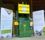 Diese Wollpresse kann ab sofort angemietet werden.